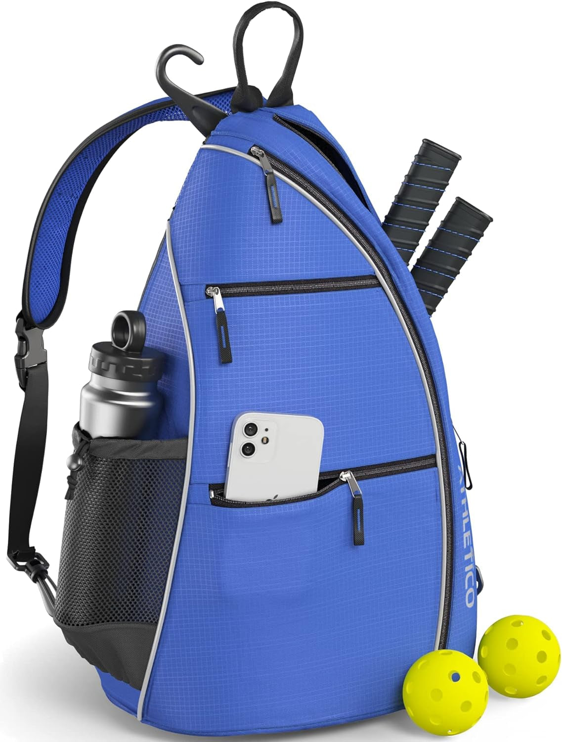 Sling Bag - Crossbody Backpack for Pickleball, Tennis, Racketball, and Travel for Men and Women