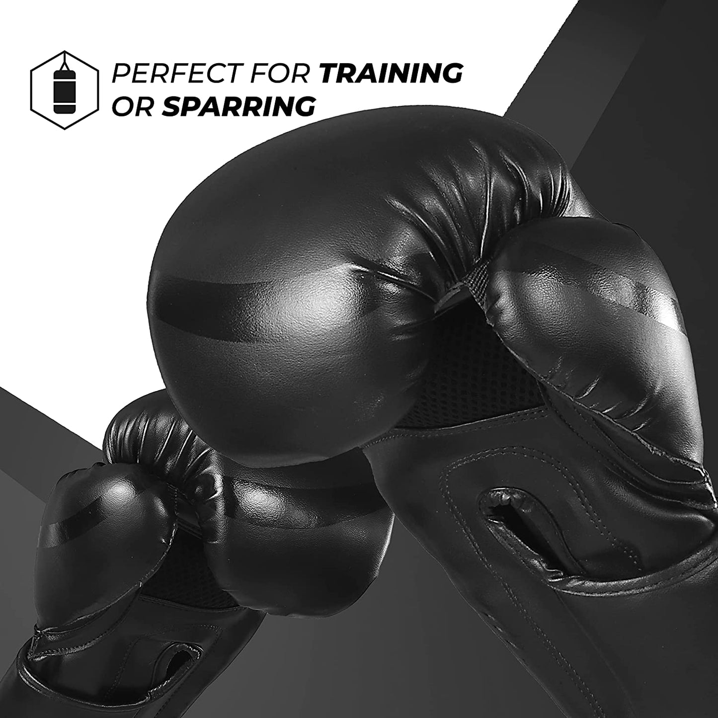 Essential Gel Boxing Gloves | Pro-Tested Kickboxing Gloves for Men and Women | Ideal for Boxing, MMA, Muay Thai, and Heavy Bag Training