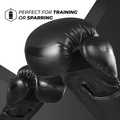 Essential Gel Boxing Gloves | Pro-Tested Kickboxing Gloves for Men and Women | Ideal for Boxing, MMA, Muay Thai, and Heavy Bag Training